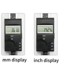 Vertical Type Digital Linear Scale 100/150/200/300mm featuring mm and inch displays for versatile measurement readings.