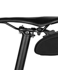 Sidekick Wedge Pack With Fixer F25 Small SemiRigid Weather Resistant Bike Saddle Bag attached under bike seat