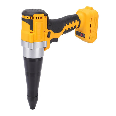 Get A Crazy Powerful 20v Cordless Rivet Tool Kit With Brushless Motor High Torque And Led Light For Tight Spaces That Makes Long Work Sessions Easy Slay Your Projects Without Any Cords Getting In The Way Today Right Now. yellow cordless rivet tool with battery