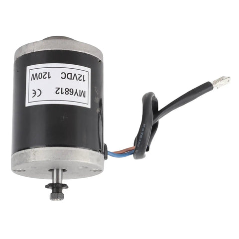 MY6812 Replacement Electric Bike Motor 120W Aluminum Brushed DC Motor 12V For Electric Scooters And E Bikes, Durable Metal Build, Easy Install, Practical Power For Daily Commutes Size 2.7x3.9in