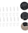 Vertical Blinds Stem Tabs Repair Kit 36 Sets Quick Fix Replacement Parts For Smooth Sliding And Reliable Operation DIY Friendly