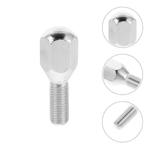 Heavy Duty Stainless Steel M10x1.25 ATV Lug Nuts For 10 To 14 Inch Wheels Super Reliable Fastening Bolts Perfect For Sandy Offroad Rides And Quad Bike Setup, silver