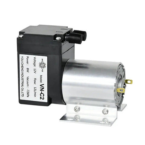 Heavy Duty 12V And 24V VN-C2 Electric Diaphragm Vacuum Pump Engineered For Strong Negative Pressure And Reliable Peristaltic Fluid Transfer In Industrial Applications