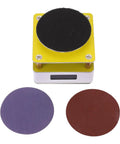 Heavy Duty Mini Disc Sander Runs Butter Smooth At 10000 Rpm Adjustable Bench Grinder For Wood And Metal With Two Sanding Pads.