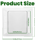 Replacement Bathroom Exhaust Fan Cover Grille And Lens dimensions 10.98x10.5 inches for Broan Nutone 678 679 680 models