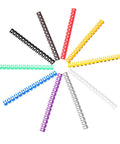 Gotta Keep Your Desk Or Garage Slick With These 150 Piece Digital Number Wire Label Tubes in assorted colors for cable organization.