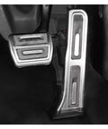 Super Grippy Anti Slip Clutch Pedal Pads With Thick Rubber Covers For Vw Passat B7 Touran Scirocco installed on driver side pedals.