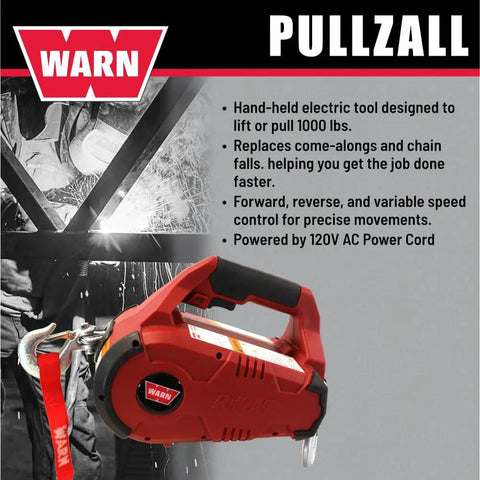 Heavy-Duty 120V AC Electric Winch With 1000 Lb Capacity For Vehicle Recovery, No-Load Line Speed Of 13.8 Fpm, Built Tough For Real-World Rugged Jobs, Easy To Use And Durable Winch That Replaces Outdated Come-Alongs.