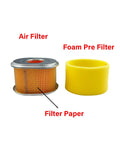 Honda GX Series Air Filter Kit 2 Pack For GX140 GX160 GX200 5hp 5.5hp 6.5hp Engines With Spark Plug with foam pre-filter