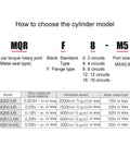 How to choose the cylinder model for Built Tough Low Torque Rotary Joint Seal For Pneumatic Cylinder Systems.