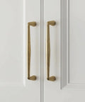 Gold handles on white cabinet doors from 20 Pack 3 Inch Champagne Bronze Cabinet Pulls For Kitchen Cabinets Zinc Alloy Gold Drawer Handles Hardware Set