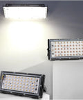 JUDYSSY Security Lights Outdoor Led Floodlight Waterproof Ip65 Led Reflector L, Cold White, 100W bright LED floodlight design