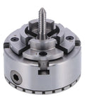 Self Centering 4 Jaw Lathe Chuck M40 96mm Woodworking Clamp Tool With Wrenches For Precise Centering And Rock Solid Hold On Wood Lathes.