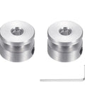 Two Pack Single Groove Pulley Set With 5mm Fixed Bore And 16mm Aluminum Alloy Outer Diameter, Durable Belt Pulley For 4mm PU Round Belts, Includes Hex Wrench For Easy Mounting And Smooth Operation. Two aluminum pulleys with hex wrench
