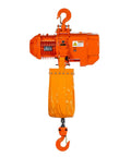Prowinch 2 Ton Electric Chain Hoist With 20 Ft Lift And H3 Heavy Duty Grade, featuring an orange motor and hook.