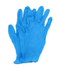 Blue disposable gloves for protection in painting projects from Sweet Kick Ass DIY Painting Set Includes Two Precision Round Brushes And Two Mini Foam Rollers With Metal Frame Tray Liner Four Mixing Cups Stir Sticks Sponges Dust Cover Plus Two Pairs Of Gloves For A Knockout Touch.