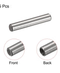 Internal Thread Dowel Pin Set 5 Pcs 5x30mm Chamfered Flat Carbon Steel Cylindrical Pins For Woodworking And Metalwork M3 Thread Depth 6mm