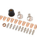 Pro Grade Ipt40 Plasma Cutter Consumables Set Includes 24 Pcs Electrode Tips And Nozzles for Cut 55ds Pro And Cut 65ds Machines, copper and alloy parts.