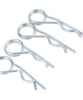 Beefed Up Heavy Duty Steel Double Coil R Clip Hair Pins Set For Trailers Trucks Boats Strollers And Cargo Gear Retaining Cotter Pins