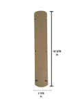 Zero Clearance Miter Saw Insert For Milwaukee 2734 20 And 2734 21, durable USA-made accessory with precise fit dimensions
