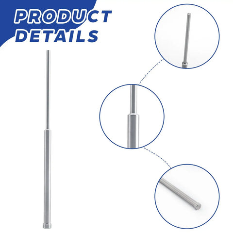 Image of Extra Long Three Sixteenth Inch Pin Punch Set For Driving Pins In Or Out Of Workpieces, Hardened Steel Alignment Punch With Long Reach.