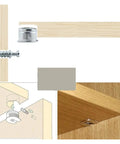 Two Piece Cam Lock Pins Kit 100 Pack Built In Cabinet Shelf Supports And Brackets For Easy No Sweat Furniture Assembly