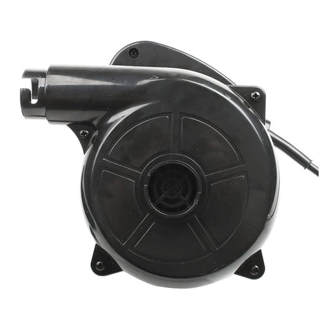 Heavy Duty Handheld Electric Dust Blower And Vacuum For Home And Computers Hella Powerful 1000W Motor, black blower unit top view.