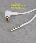 NTC 10K Temperature Probe Sensor With 3.5mm Audio Plug And 9.8ft Cable For Temperature Controllers Such As BTC 201 BTC 211 And Willhi WH1436A
