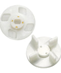 Heavy Duty Motor Coupler For Eco Twin Eco Plus And Blue Leaf Mixer Grinders No Wobble Connection Between Motor And Jar For Consistent Blending And Grinding Performance, white plastic coupler