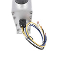 Heavy Duty Electric Hydraulic Drum Brake Actuator 1600 PSI rear view showcasing wiring and connector for towing trailers.