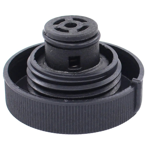Radiator Coolant Overflow Reservoir Tank Cap Fits Toyota Avalon Camry Celica MR2 C-HR Prius RAV4 ES300h black cap detail view