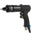 Pneumatic Rivet Nut Gun With Infinite Speed Control And Silenced Exhaust Air Rivet Nut Setter Tool, side view with control buttons.