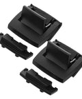Alloy Toggle Latch Set For Cupboards And Metal Containers Black Finish with Flatbottom Keyless Design Durable Road Ready Storage Lock