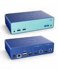 Ditch The Cable Mess With This Boss Level Kvm Switch featuring USB 3.0 ports, HDMI outputs, and RJ45 connectors for easy setup.
