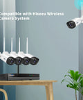 2K Outdoor Security Camera Bullet With 2 Way Audio And 3MP IP Surveillance IP66 Weatherproof Night Vision setup