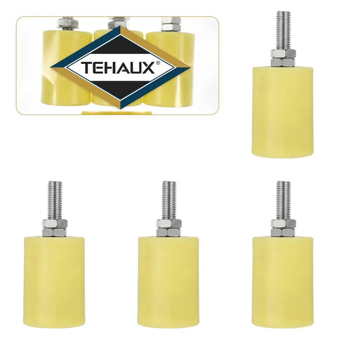 Heavy Duty Nylon Sliding Gate Rollers 4 Pack For Smooth Quiet Gate Motion On Rails Fits Sliding Gates Iron And Electric Gates Easy Install 2 Inch Gate Wheels Light Yellow
