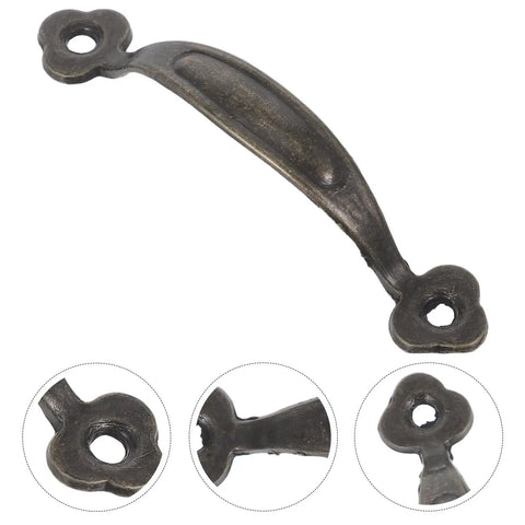 Rustic Zinc Alloy Cabinet Handles Set 10 Pieces For Kitchen Cabinets, Wardrobes And Drawers, Vintage Farmhouse Style Hardware Pulls With Smooth Operation And Easy Install Go To Choice For Modern Homes, shown in detail.