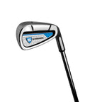 Strata 12 Piece Complete Golf Club Set for Men Right Hand Blue Featuring Irons Designed for Easy Swing Distance and Forgiveness