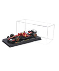 Ferrari 1:43 Die Cast 2025 Season Car With Helmet Hamilton 44 Display Ready Model for Collectors in acrylic display case