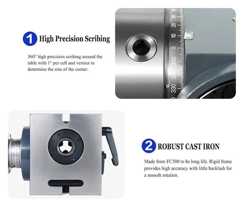 Rock Solid Six Inch Dividing Head For Milling Machines With Heavy Duty Cast Iron Frame 160 Mm Three Jaw Chuck Plus Tailstock And Precision Dividing Plates Workshop Beast Indexing Kit