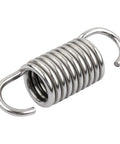 Heavy Duty Replacement Furniture Springs For Couch And Recliner Sofa Bed Repair, 2 Inch Tight Steel Coils, 6 Pack showing a single 2 inch stainless steel tension spring.