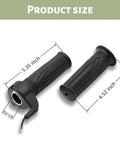 Full Twist Throttle Replacement Handle For E-Bikes And E-Scooters, 12V To 72V Wide Voltage, 22.2mm 3Pin Fit, size details visible