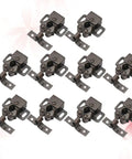 10 Pack Adjustable Steel Door Buckle Latches With Spring Ball Mechanism for Furniture Cabinets and Wardrobe Doors, top view
