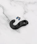 Heavy Duty Aluminum Alloy Rear Derailleur Hanger Tail Hook for Trek Road Gravel Bikes, Black Nine Mm Mount with screws