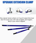 Upgrade Extension Clamp Tool For Tight Spaces with blue design, ideal for nuts, bolts, and hose clamps.
