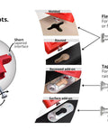 Slot Marking Tool Set For Keyhole Slots And Hangers Without Measuring Or Templates No Guesswork Needed Recessed Marker