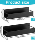 Four Pack Magnetic Spray Can Holders Wall Mounted Toolbox Rack For Paints Oils And Cleaners Easy Access Mechanic Paint Can Organizer For Garage Home Workshop Black size illustration