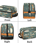 Must Have Airplane Cosmetic Bag For Women, Cute Cartoon Aircraft Makeup Organizer Pouch in four views, waterproof polyester