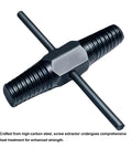 Dual Use Screw Extractor For Stripped And Broken Screws, Easy Out Tool For One Half Inch And Three Quarter Inch Water Pipes, Valves