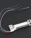 0 To 100 Gram Parallel Beam Load Cell Sensor For Tiny Scales, aluminum alloy structure, wires visible on black background